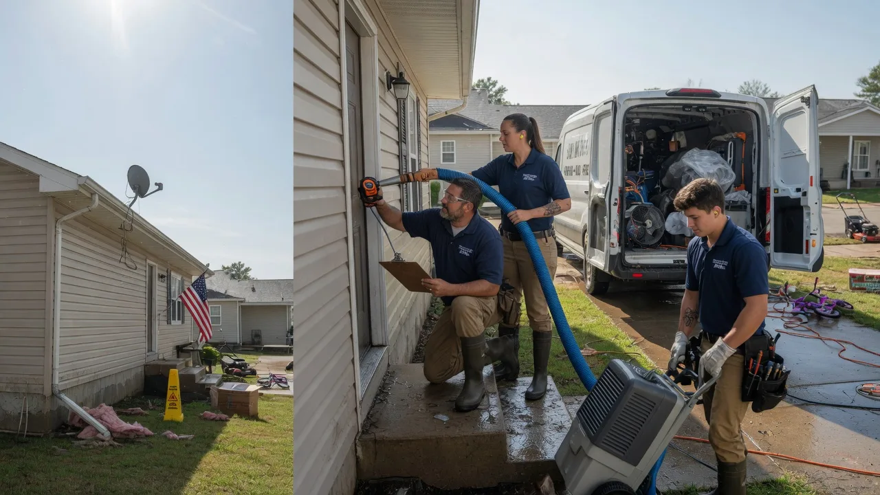 Ceiling Water Damage Restoration in Sledge, MS near me